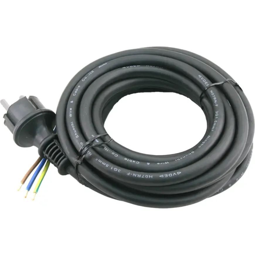 Aansluitsnoer 3x1.5mm² Neopreen 5 Meter Zwart