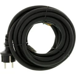 Aansluitsnoer 3x1.5mm² Neopreen 5 Meter Zwart