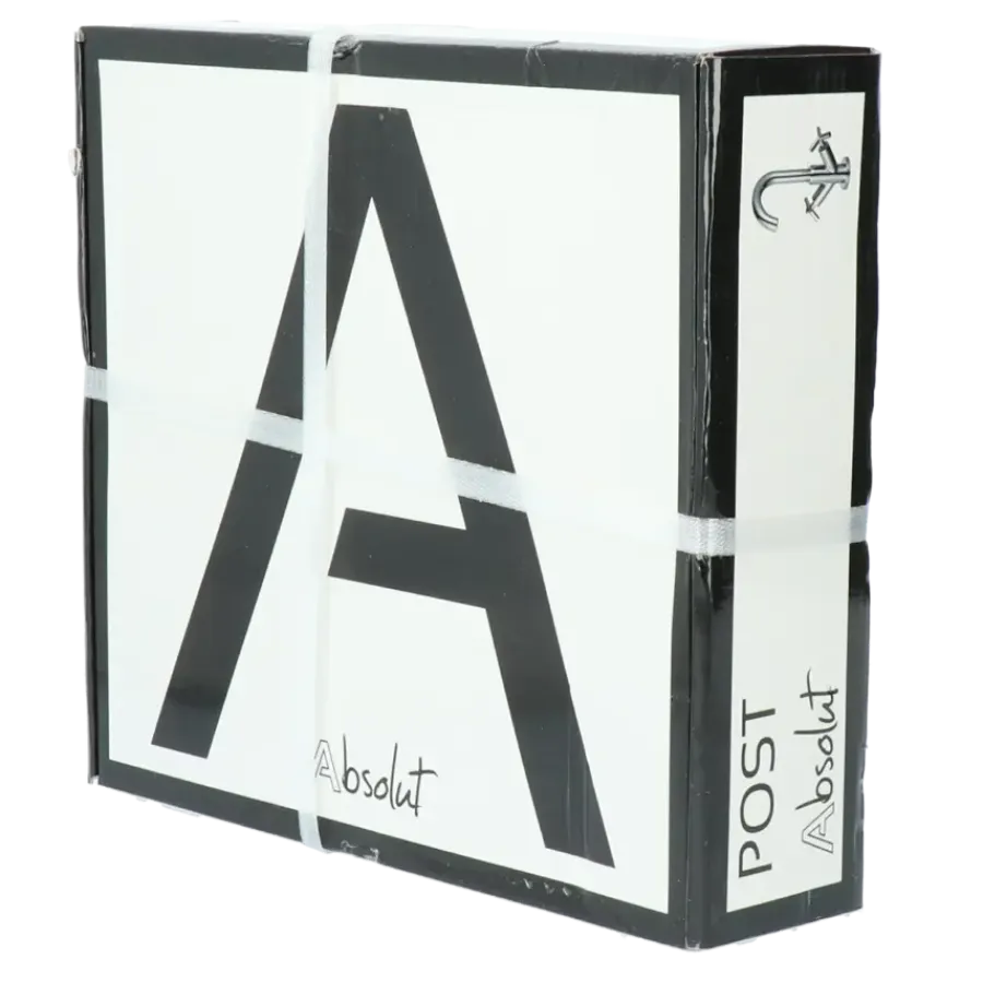 Absolut Post 2-knops wastafelkraan Chroom