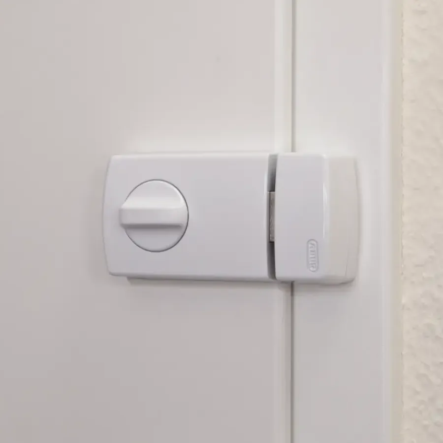 Abus bijzetslot wit