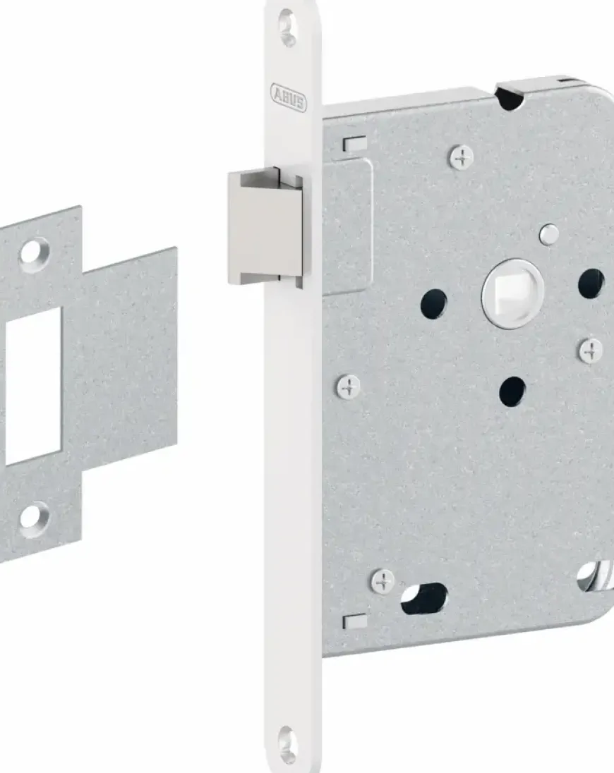 Abus loopslot voorplaat wit