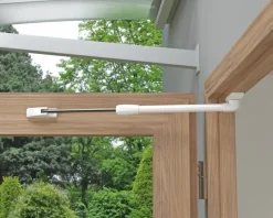 Abus raamuitzetter telescopisch buiten draaiend - zwart - 35cm