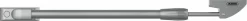 Abus raamuitzetter telescopisch - grijs - 35cm