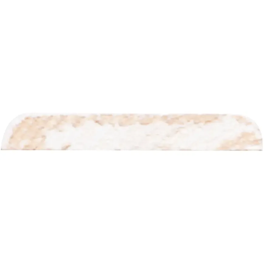 Afdeklijst grenen 6x37 mm wit gegrond lengte 270 cm