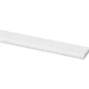 Afdeklijst grenen 5x22 mm wit gegrond lengte 270 cm