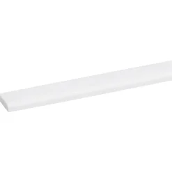 Afdeklijst grenen 4x18 mm wit lengte 270 cm