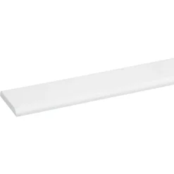 Afdeklijst grenen 4x30 mm wit lengte 270 cm