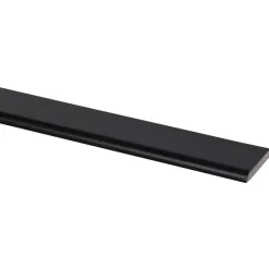 Afdeklijst grenen zwart gelakt 5x37mm 270cm