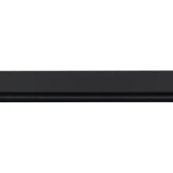 Afdeklijst grenen zwart gelakt 5x37mm 270cm