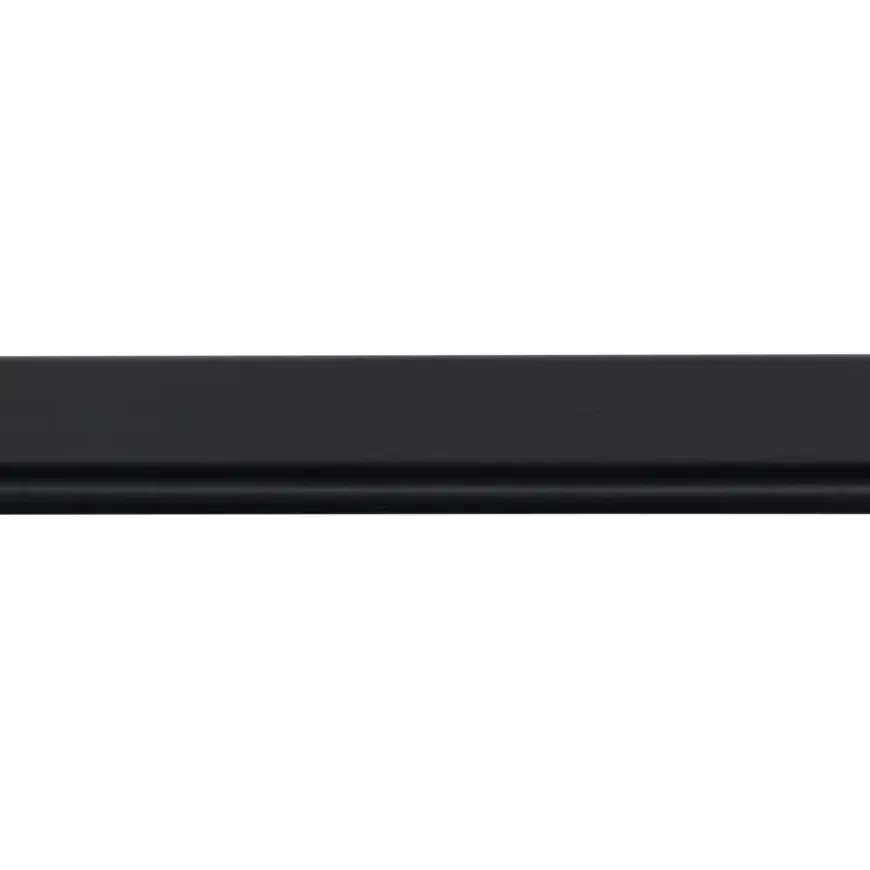 Afdeklijst grenen zwart gelakt 5x37mm 270cm
