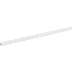 Afdeklijst MDF 4x22 mm wit lengte 260 cm