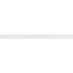 Afdeklijst MDF 4x22 mm wit lengte 260 cm