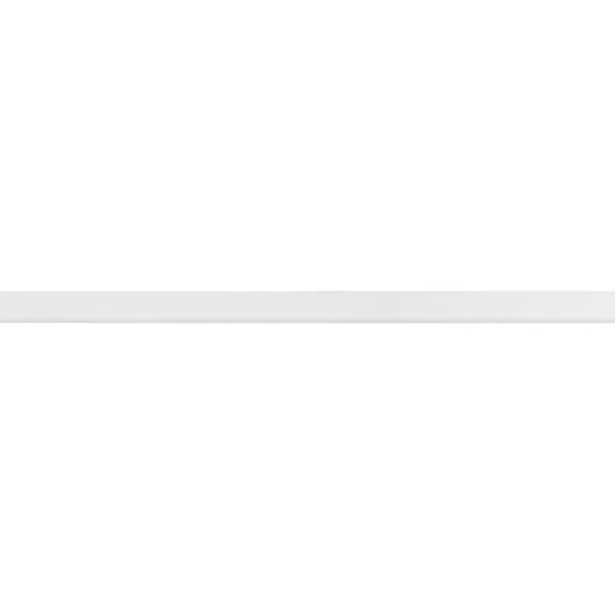 Afdeklijst MDF 4x22 mm wit lengte 260 cm