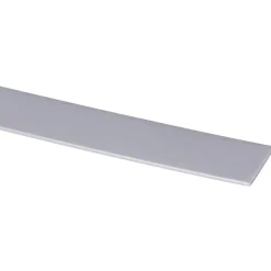 Geen Afdekprofiel kunststof RVS look zelfklevend 2x30mm 260cm