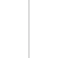 Geen Afdekprofiel kunststof RVS look zelfklevend 2x30mm 260cm