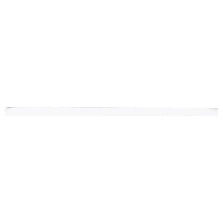 Afdekprofiel kunststof wit 2x50mm 260cm