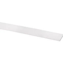 Afdekprofiel kunststof wit 2x20 mm lengte 260 cm