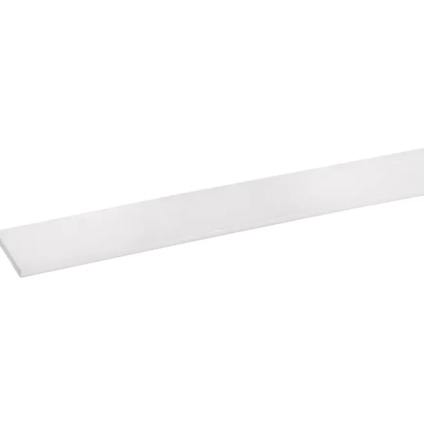 Afdekprofiel kunststof wit 2x20 mm lengte 260 cm