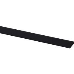 Afdekprofiel kunststof 2x30 mm lengte 260 cm zwart