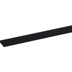 Afdekprofiel kunststof 2x30 mm lengte 260 cm zwart