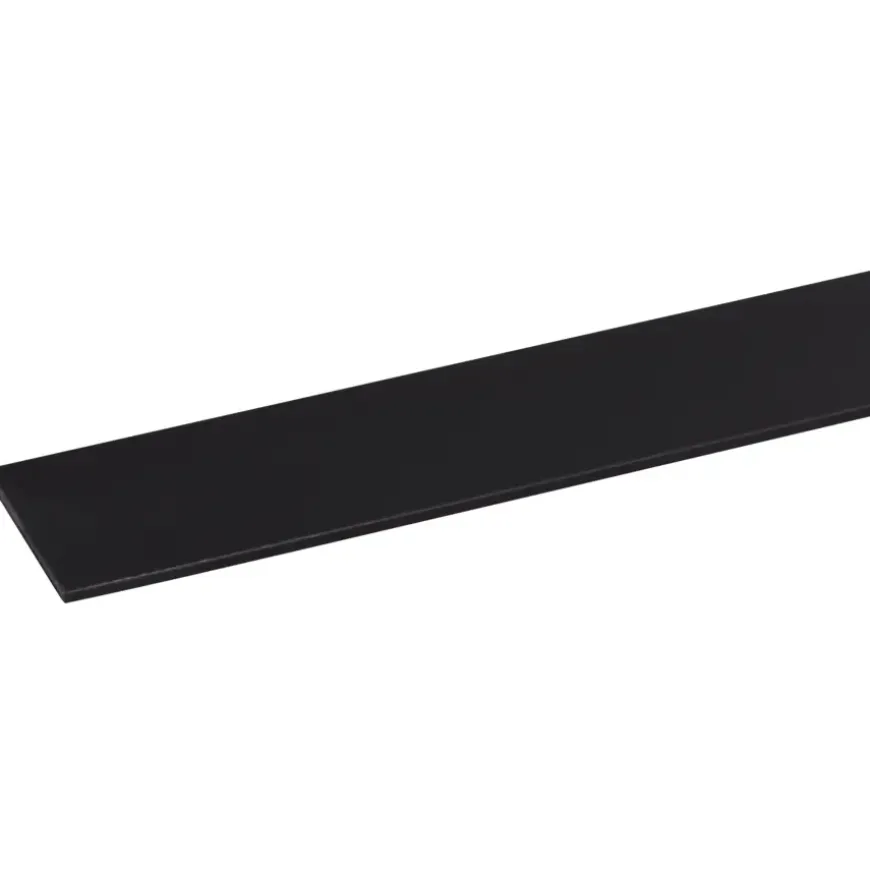 Afdekprofiel kunststof zwart zelfklevend 2x30mm 260cm