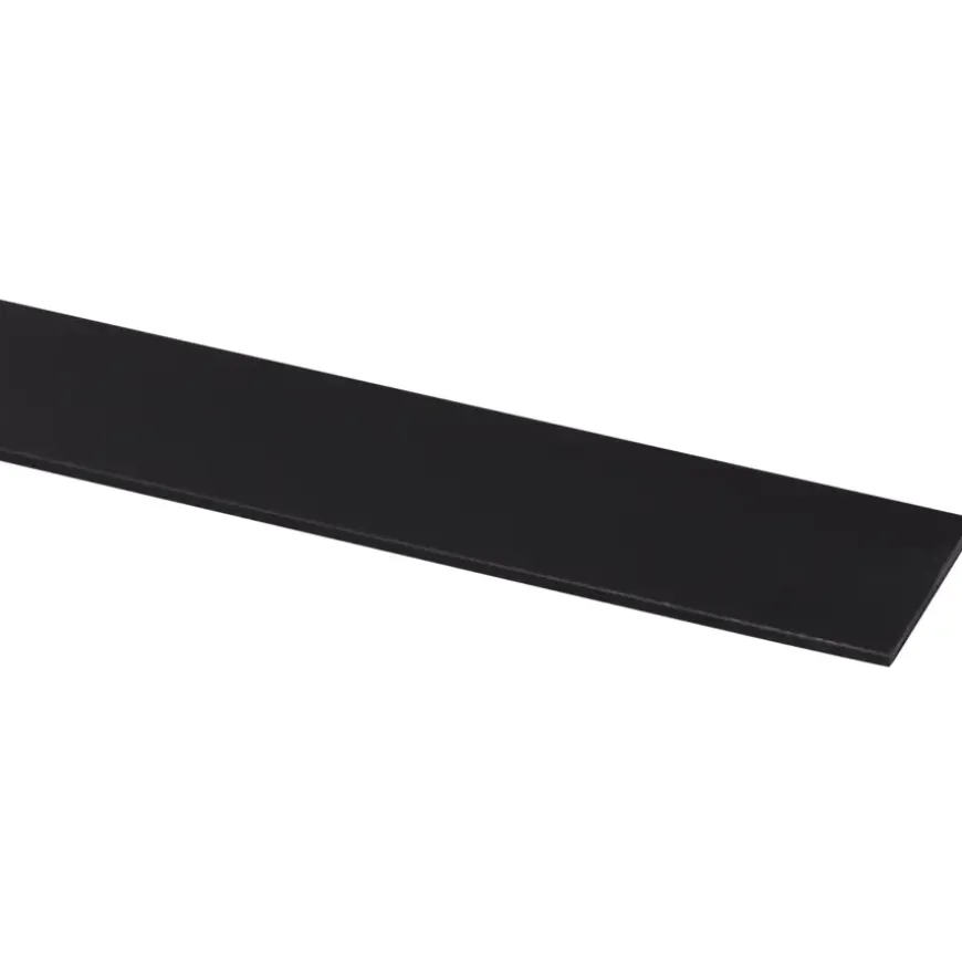 Afdekprofiel kunststof zwart zelfklevend 2x30mm 260cm
