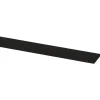 Geen Afdekprofiel zelfklevend kunststof zwart 2x20mm 260cm