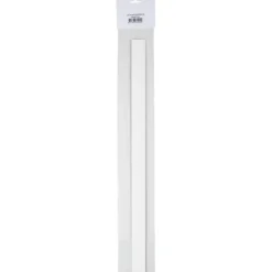 Afplakstrook 60,5x2,8cm Wit 2 stuks