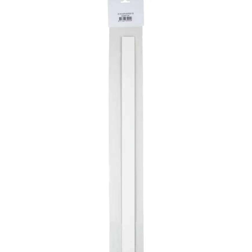 Afplakstrook 60,5x2,8cm Wit 2 stuks