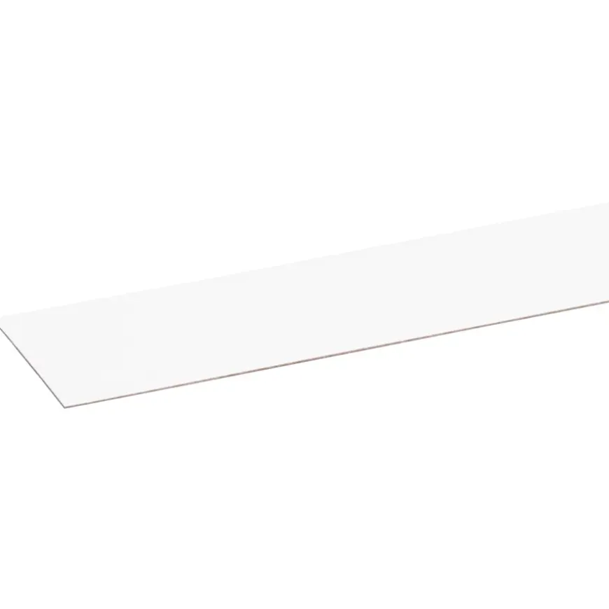 Afplakstrook 60,5x2,8cm Wit 2 stuks