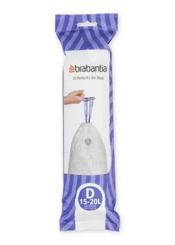 Brabantia Afvalzak met trekbandsluiting 'PerfectFit' D, 15-20 liter (20 stuks/rol)