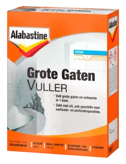 Alabastine muurvuller grote gaten 1 kilogram