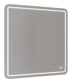 Allibert badkamerspiegel Kruz met verlichting rechthoek 80 x 80 cm RVS
