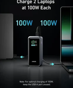 Anker Prime powerbank snelladen 20.000 mAh (200W)