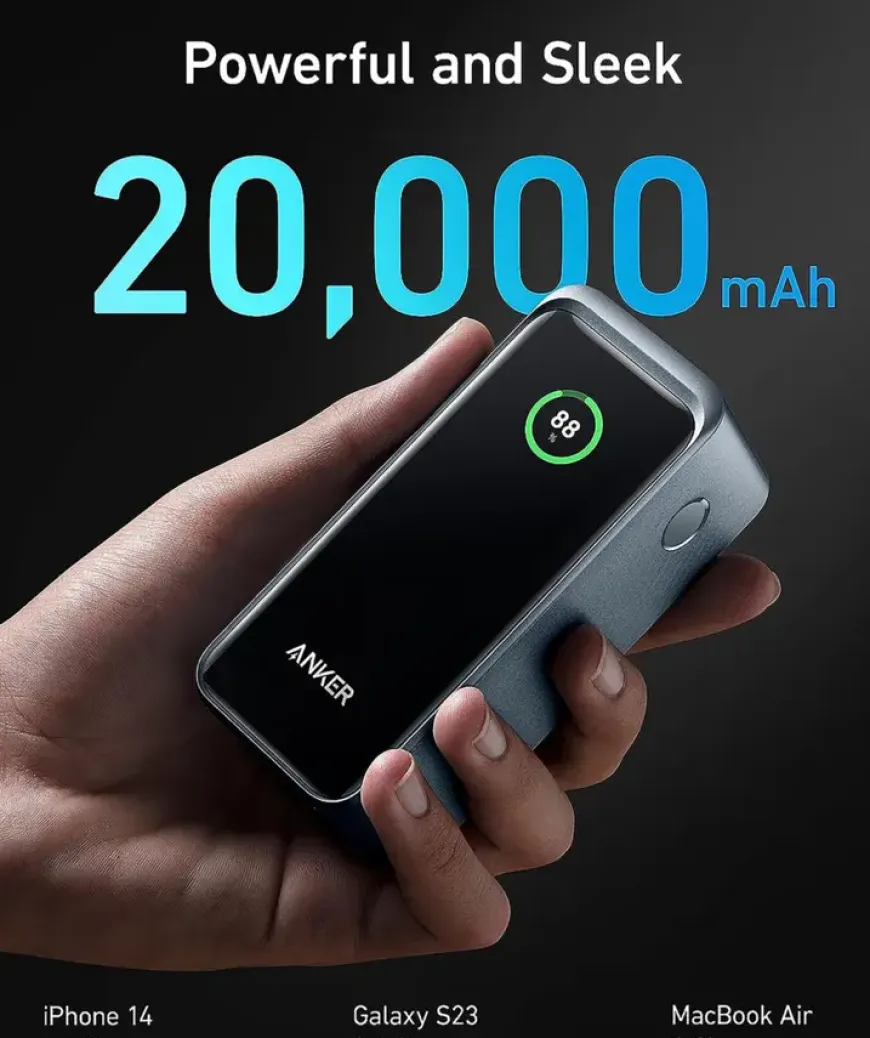 Anker Prime powerbank snelladen 20.000 mAh (200W)