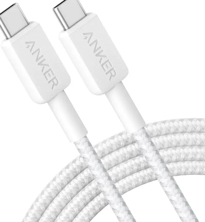 Anker 322 USB-C naar USB-C kabel snelladen 2 m wit