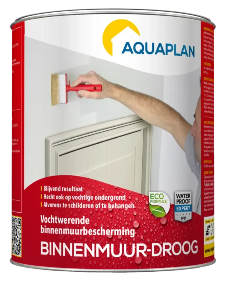 Aquaplan Binnenmuur-Droog vochtwering 0,75 liter