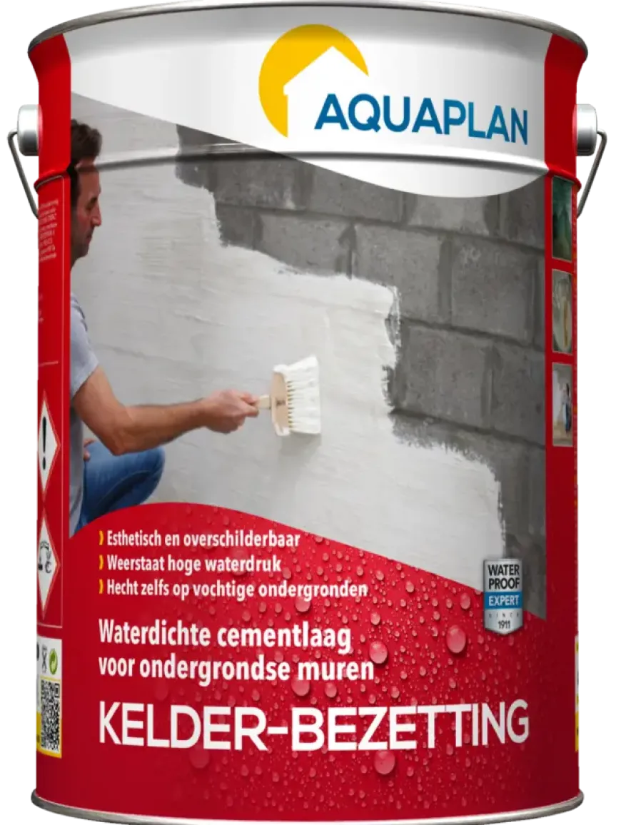 Aquaplan Kelder-bezetting cement waterdicht 5 kg