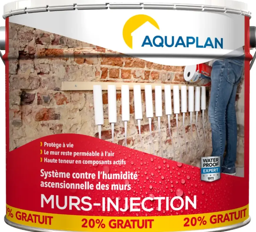 Aquaplan Wall-injector vochtwering door injectie navulling 10 liter