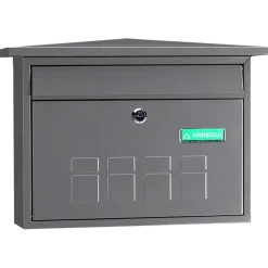 Arregui Brievenbus Deco Grijs