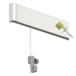 Artiteq Click Rail schilderij ophangsysteem compleet 4 meter wit RAL 9016 overschilderbaar