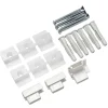 Artiteq schilderij ophangsysteem service set voor Click Rail wit en wit overschilderbaar