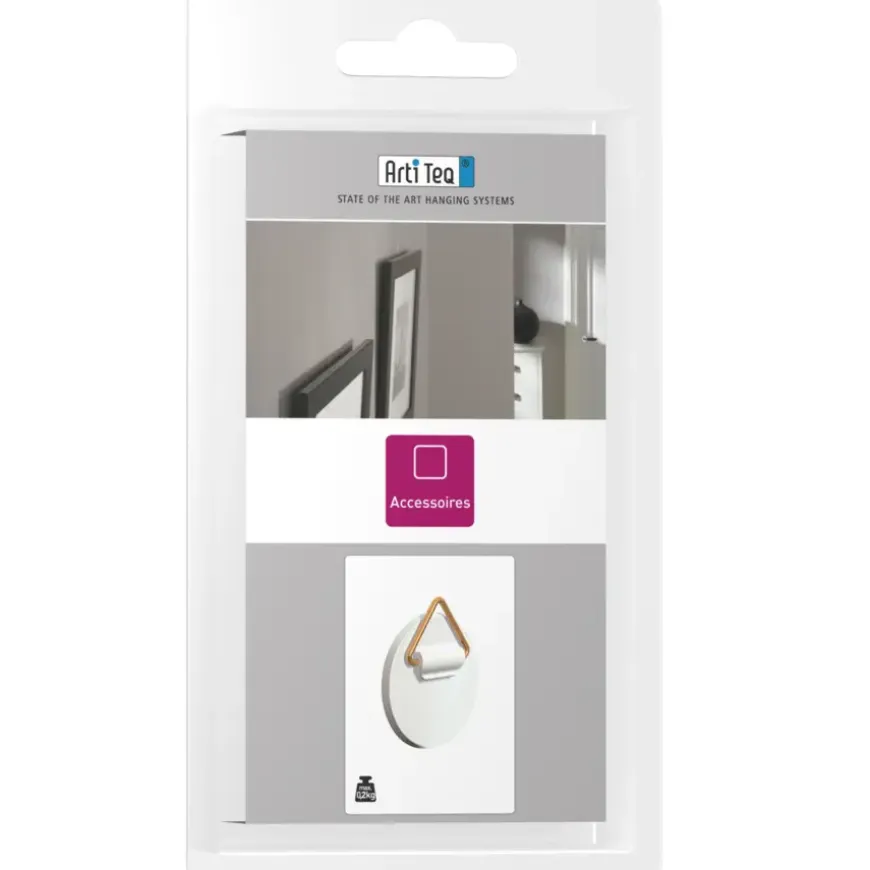 Artiteq tegelhangers 200 gram voor schilderij ophangsysteem (4 stuks)
