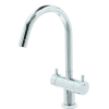 Atlantic Adrian 2-knops keukenkraan Chroom