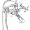 Atlantic badkraan Louise met handdouche chroom 15 cm