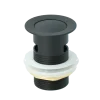 Atlantic Click pop-up wastafelafvoerplug Zwart