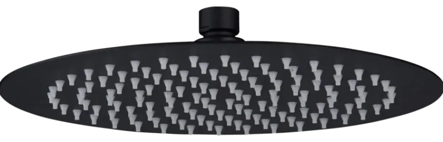 Atlantic douchekop Blake hoofddouche 1 stand ø 25 cm zwart