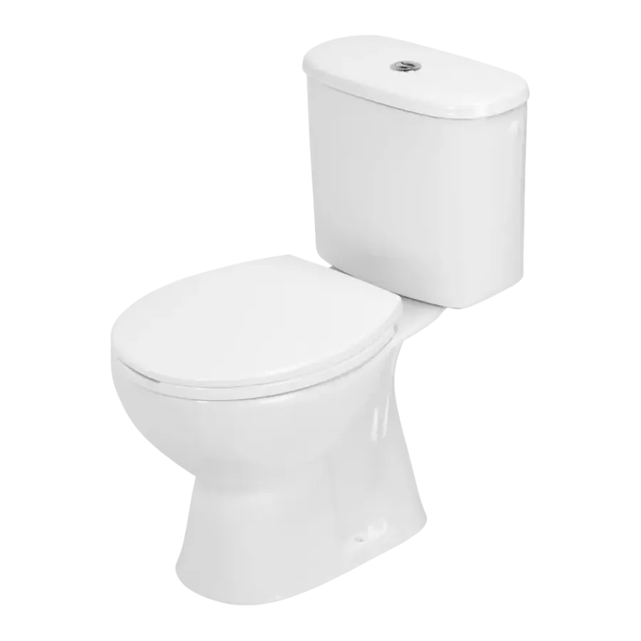 Atlantic duoblok toilet Axel met AO vloeraansuiting