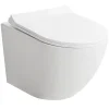 Atlantic hangend toilet Armin randloos wit met toiletzitting