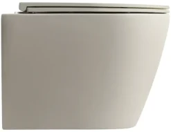 Atlantic hangend toilet Joey mat greige